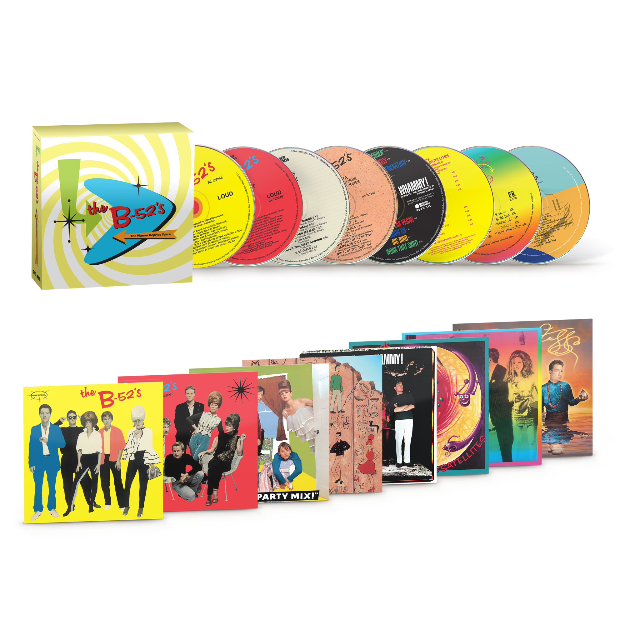 The B-52's『The Warner Reprise Years』BOX The Warner And Reprise Years (8CD) | Rhino Official Store
